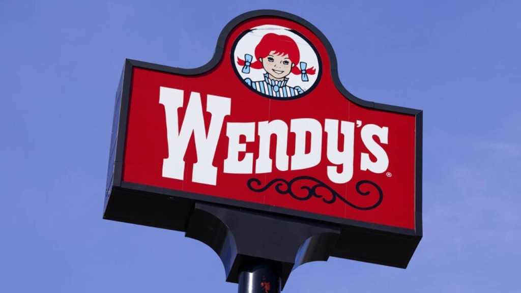 美國Wendy's漢堡。AP