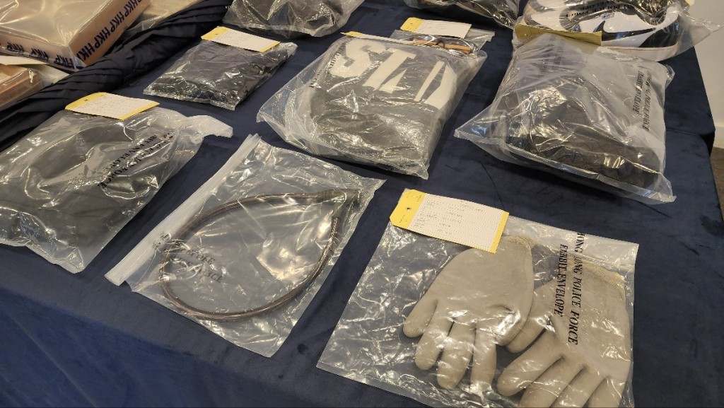疑犯作案時衣著。黃文威攝 疑犯作案時衣著。黃文威攝