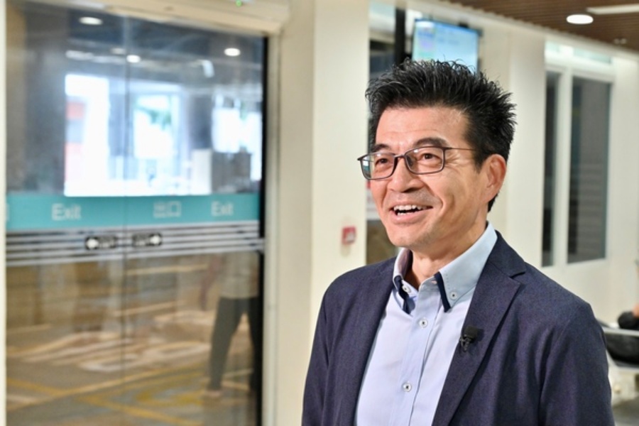 嚴啟龍透露,馬鞍山市中心公共交通總站正進行第二期改善工程,包括加建額外兩個巴士乘客候車室。政府新聞網圖片 嚴啟龍透露,馬鞍山市中心公共交通總站正進行第二期改善工程,包括加建額外兩個巴士乘客候車室。政府新聞網圖片