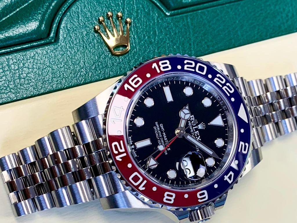 GMT-Master II「百事圈」今年來升值約14%。（網上圖片）