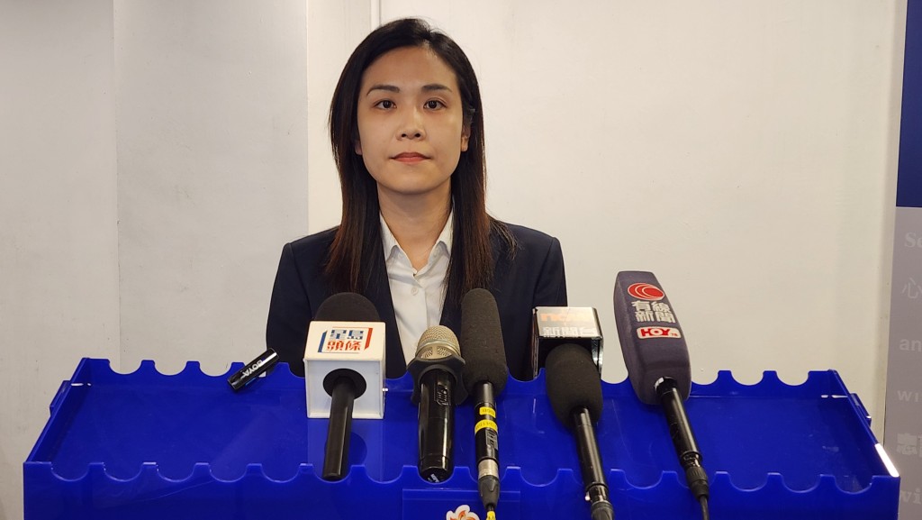 東區警區重案組偵緝督察鄺穎。