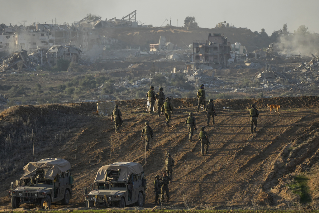 以色列将采取任何措施摧毁哈马斯。美联社