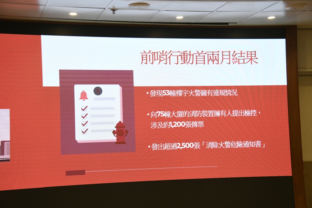 消防交代行動成果。