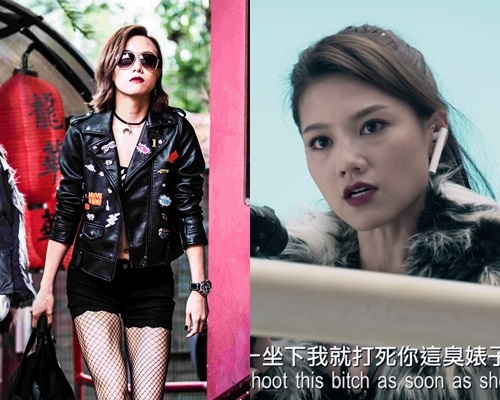 周秀娜在戲中飾演女飛賊,亦有大量開槍戲。
