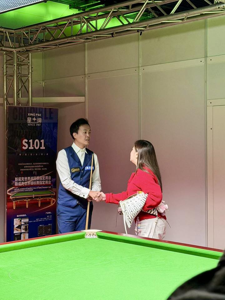 羅淑佩亦祝福傅家俊，希望他常常打出147度。羅淑佩FB圖片