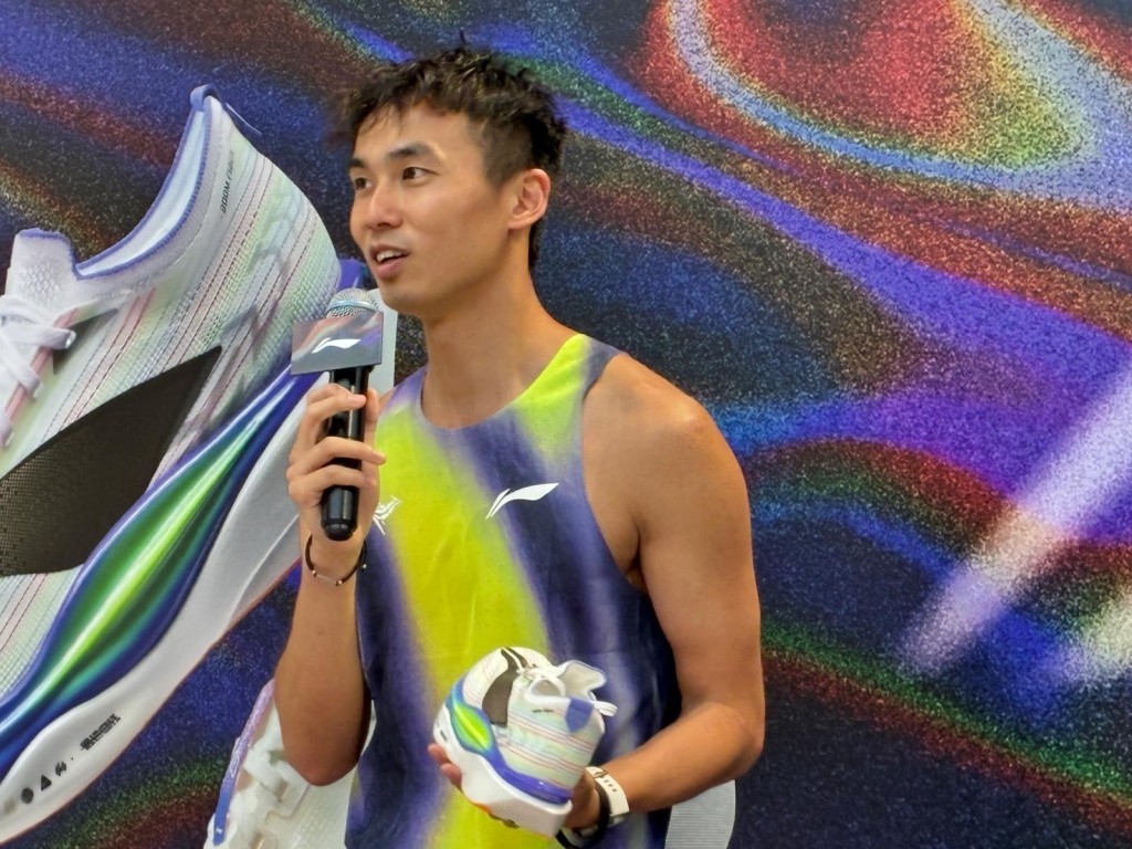 羅亮添在活動上。