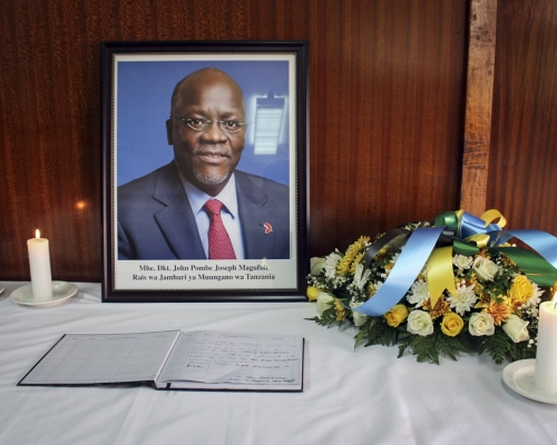非洲坦桑尼亞總統馬古富利上周去世。AP圖片
