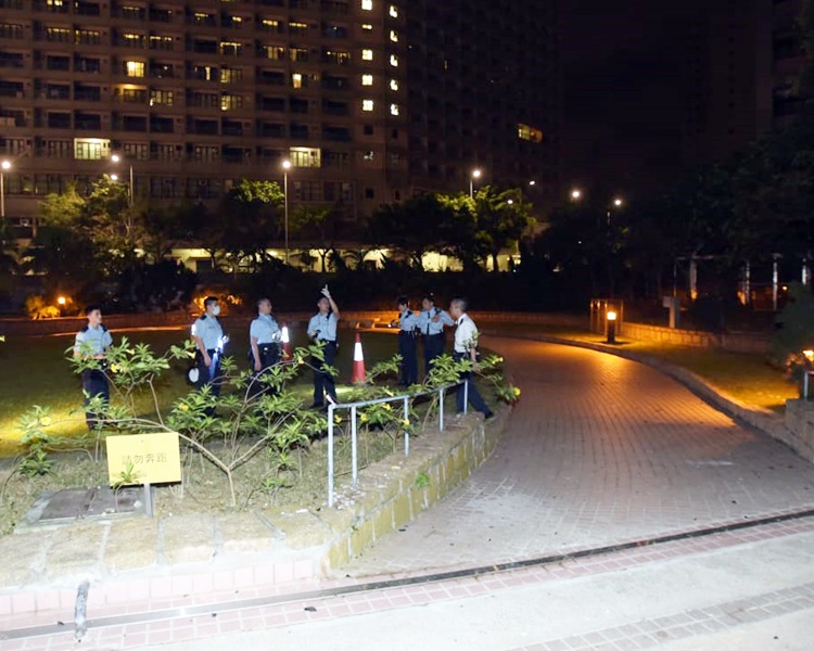警方到場調查。