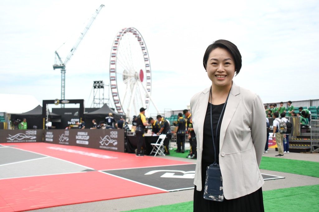 博爱医院任永贤夫人幼稚园校长杨伊琪。 吴家祺摄