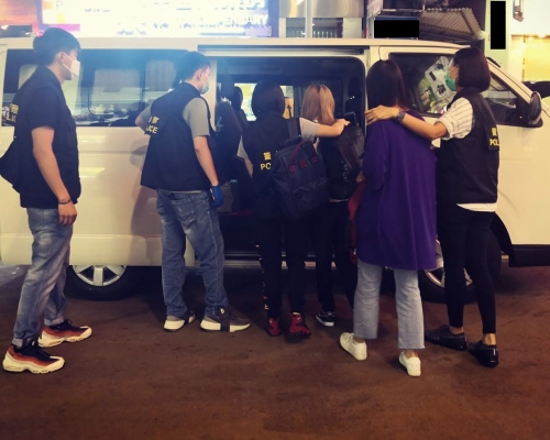 被捕女子。警方圖片