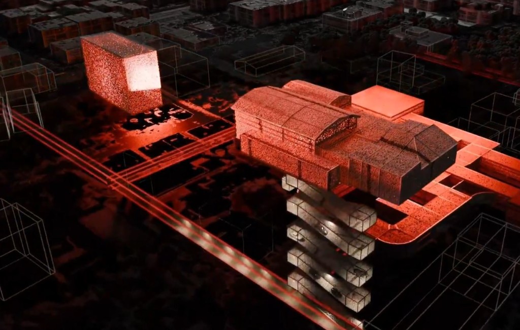 以軍發放哈梅內伊地堡3D片，顯示地堡設在鬧市平民區下百米深處。IDF