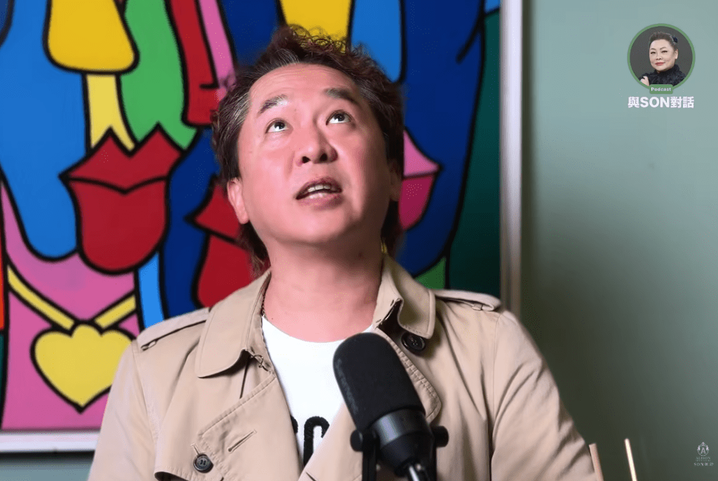 鄧兆尊指到艷星家，一望上去因為對方手材太凸出，令他看不到姐姐樣貌。