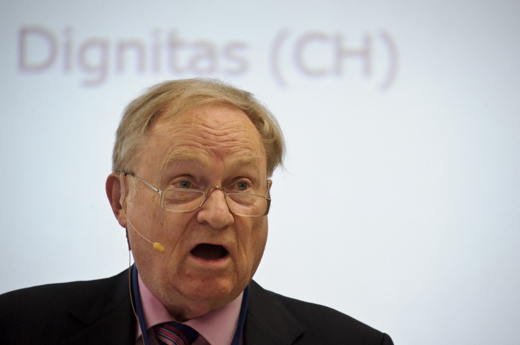 瑞士協助死亡組織「尊嚴」創辦人米內利於11月29日透過協助自殺辭世。法新社 瑞士協助死亡組織「尊嚴」創辦人米內利於11月29日透過協助自殺辭世。法新社