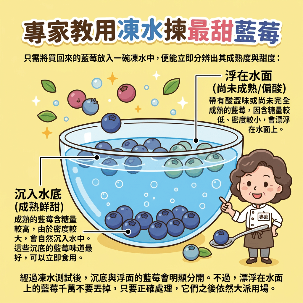 專家教用凍水揀最甜藍莓 專家教用凍水揀最甜藍莓