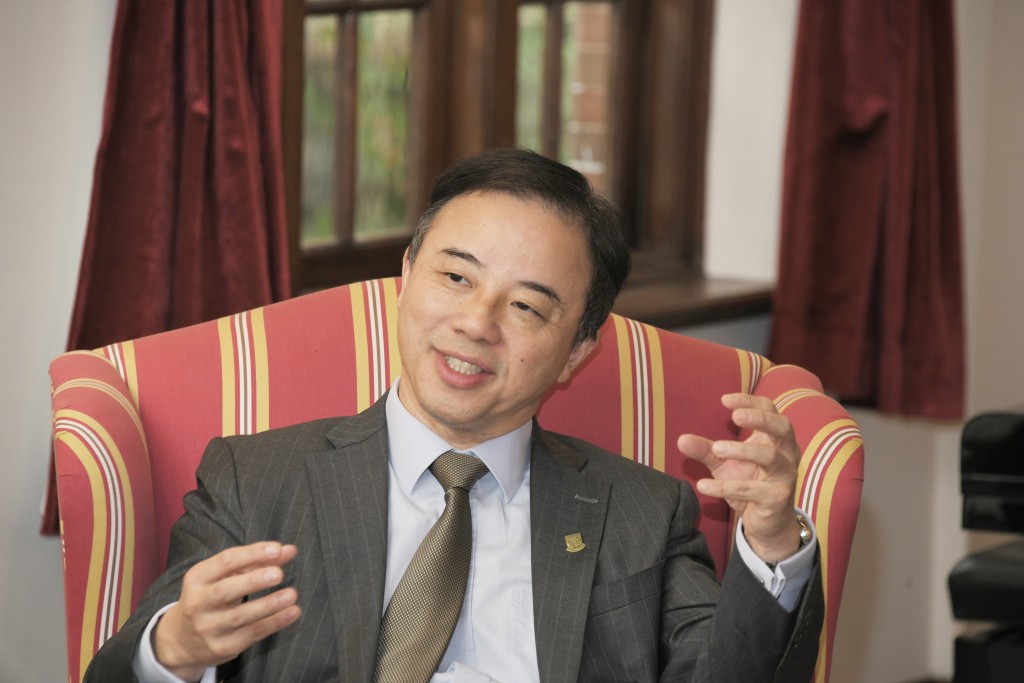 港大校长张翔有出席「大学领导论坛」。 资料图片