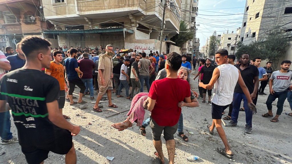 以色列连日轰炸，导致加沙地区伤亡惨重。(路透社)