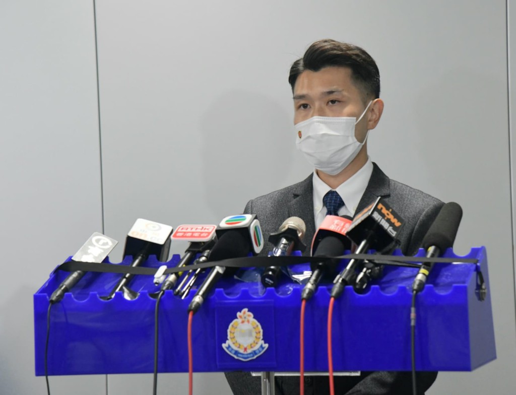 警方有组织罪案及三合会调查科总督察黄志腾。