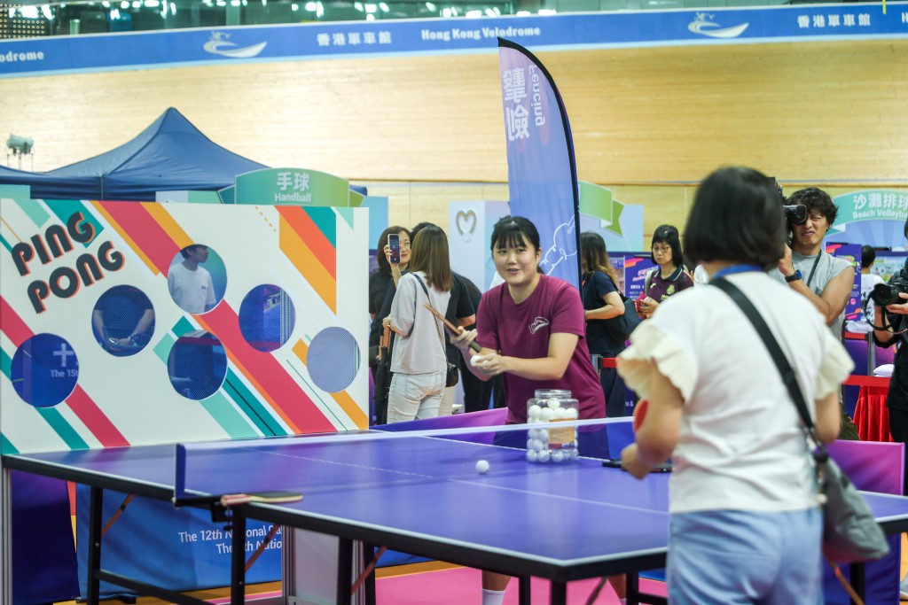 現場有不少活動供巿民參加。何家豪攝