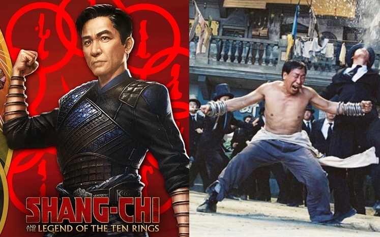 梁朝偉的造型因為手戴鐵環，跟《功夫》裁縫佬一樣。