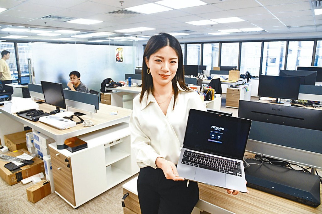 陳欣寧表示，元宇宙商務將成為Moonland未來的發展重心。