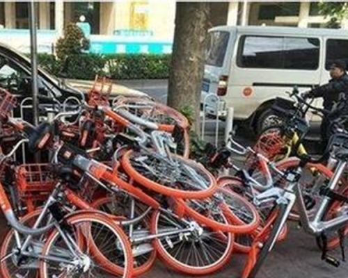 廣州共享單車超過80萬輛,投放過剩。