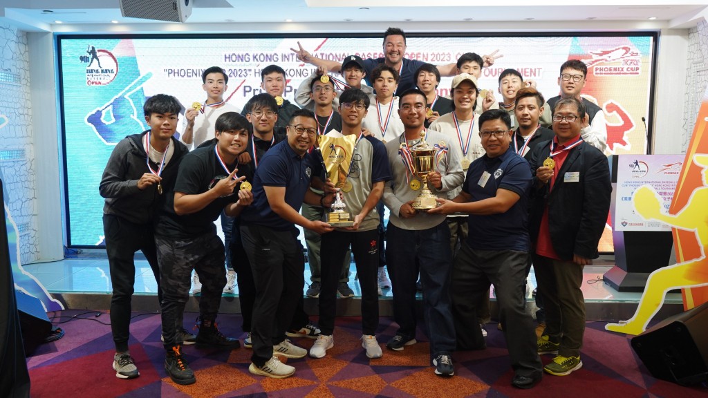 香港隊3連勝封王。 公關圖片