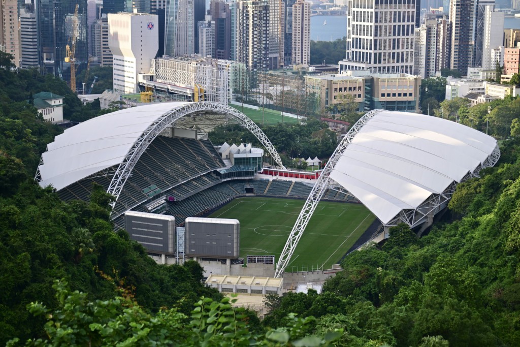 表演賽將在香港大球場舉行。資料圖片