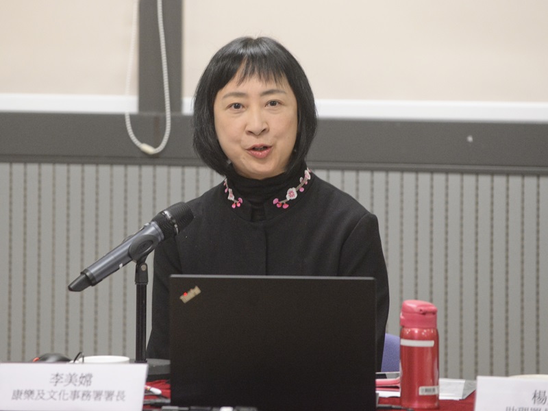 李美嫦指,署方有意增聘前紀律部隊人員作為保安,於投訴較多的公園加強執法。資料圖片