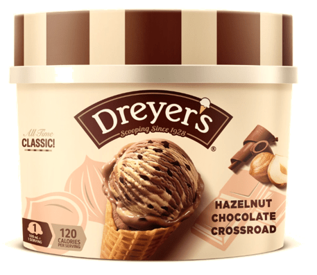 Dreyer's 各款家庭裝雪糕750毫升 88 及 9 折後價折實價$86.4/3件（平均$28.8/件；優惠價$109/3件，標準價$65/件）（圖片來源：惠康）
