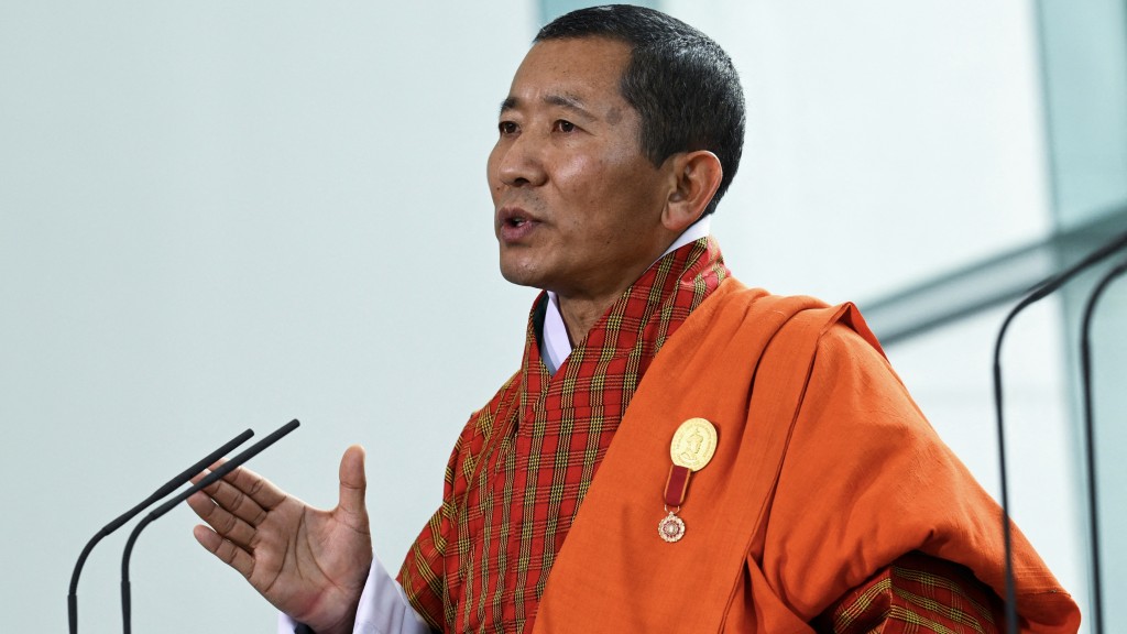 不丹总理希林（Lotay Tshering）今年3月出访德国。路透社