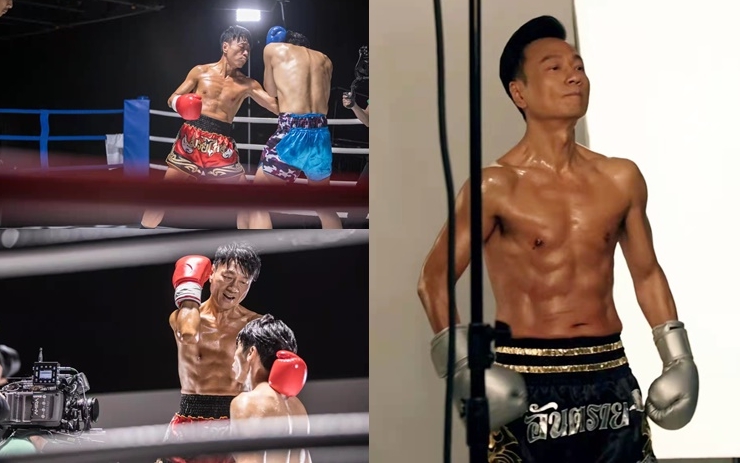 雖然只係44秒嘅擂台戲,但祥仔都咁認真應對。