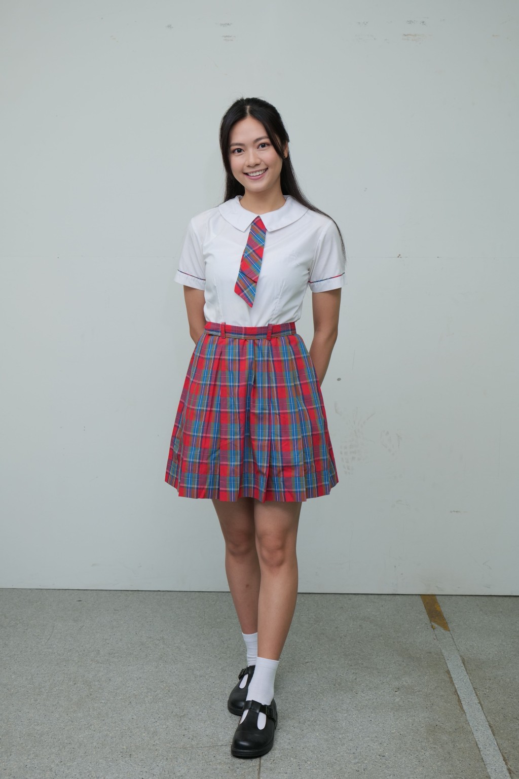 游嘉欣校服Look 好Pure。