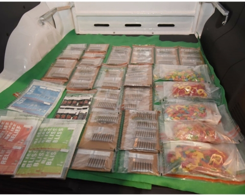 含大麻成份糖果可直接食用。