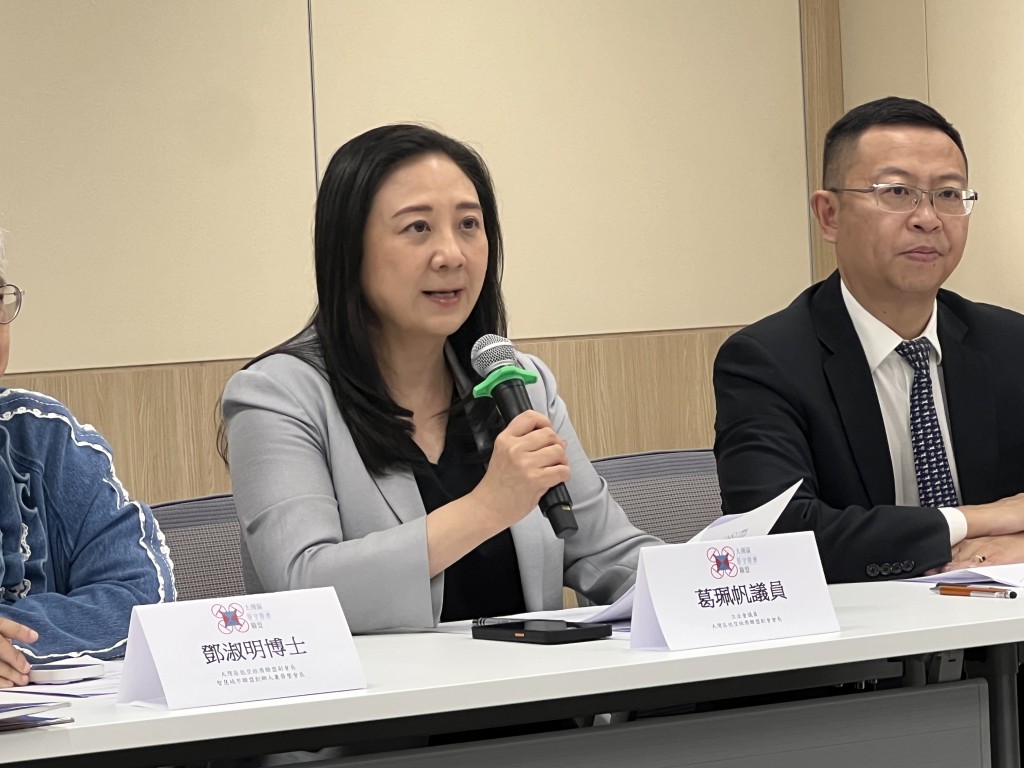 葛珮帆坦言，香港自去年急起直追發展低空經濟，目前已有不錯成績，希望政府推行更多政策及配套。郭詠欣攝