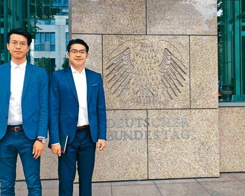 涉及旺角暴亂案而棄保潛逃的黃台仰及李東昇獲德國給予難民庇護。 資料圖片