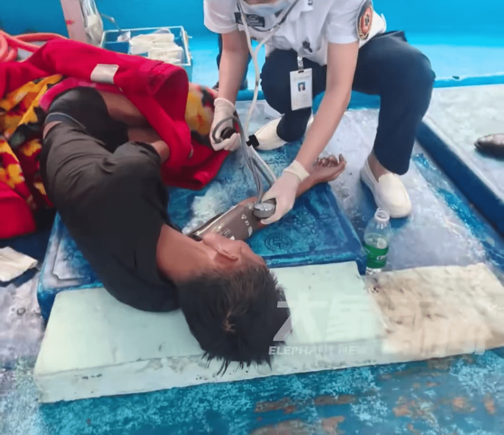廣西男乘橡皮艇漂流6天被救。