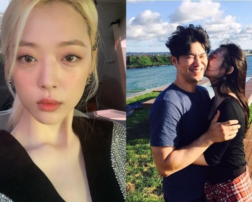 Sulli與崔子分手已有一段時間，但網民仍找到去崔子社交網謾罵。