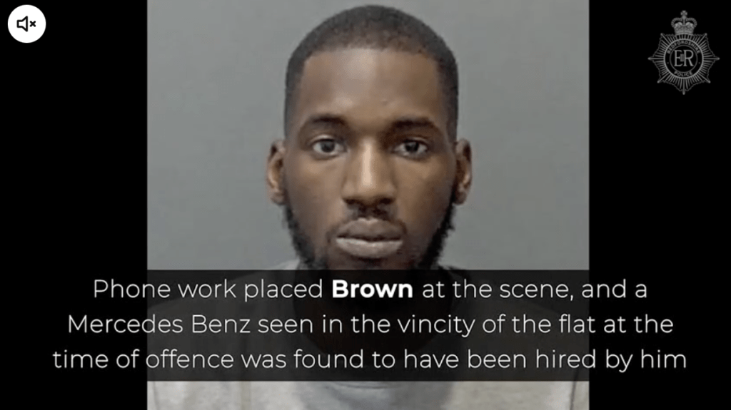 其中一名男疑犯29岁的布朗（Cleon Brown）。