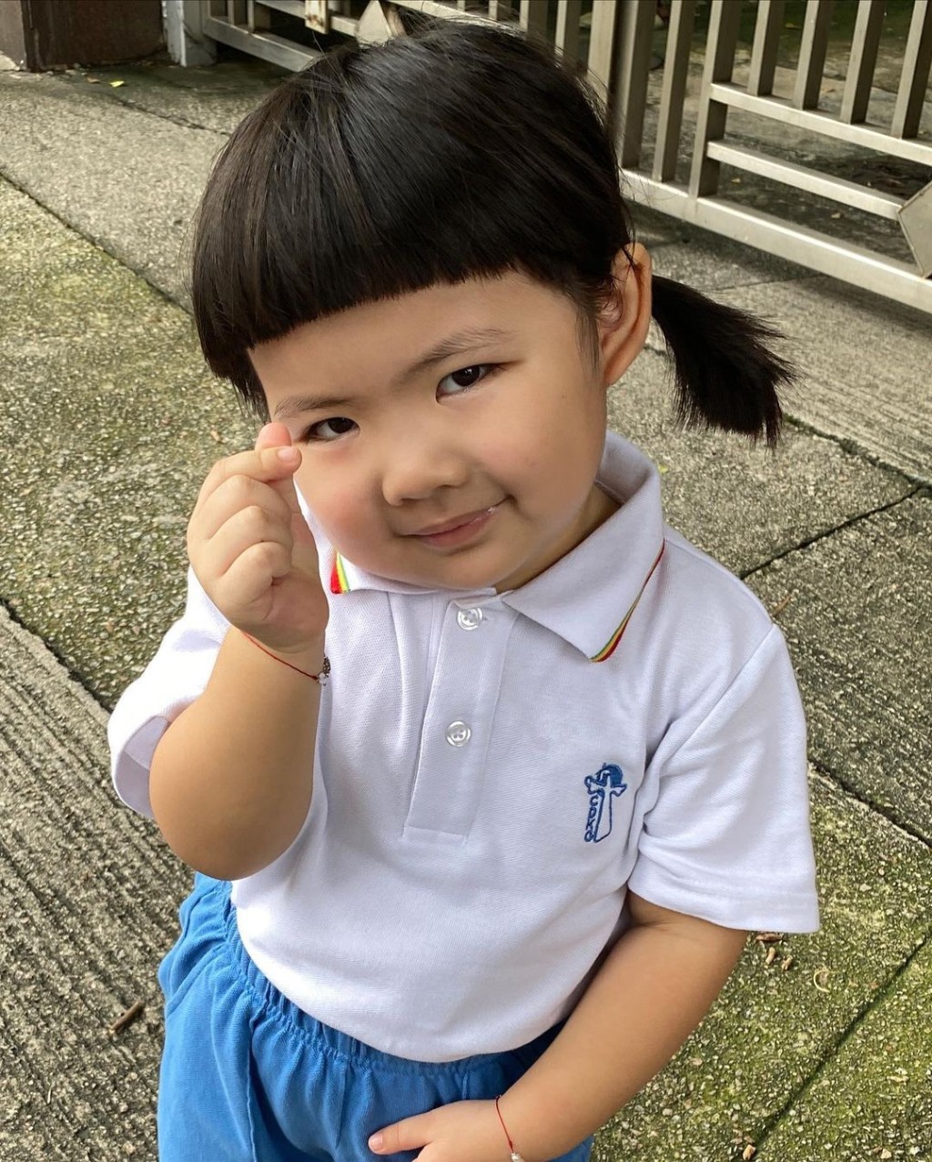 Lucy好適應校園生活,第一日冇喊。
