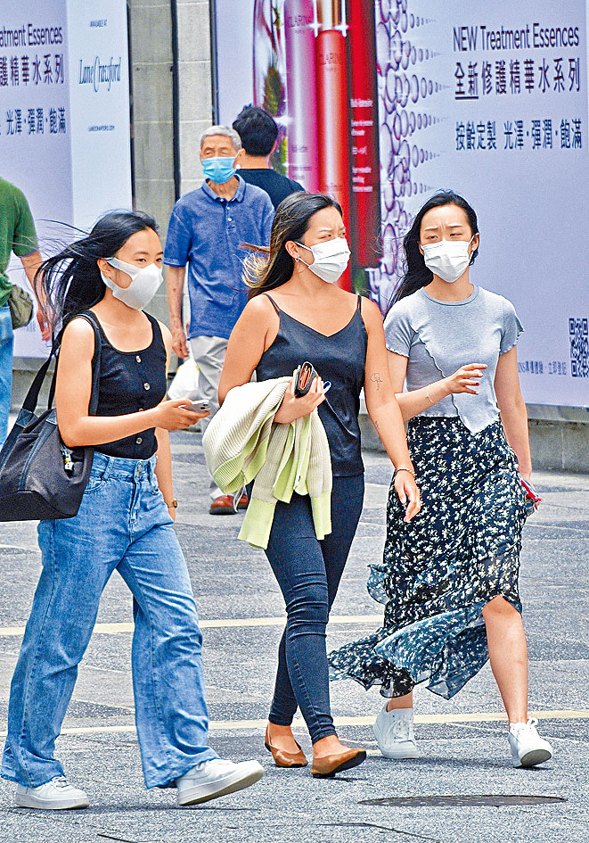 衞生防護中心表示,暫未可以放寬社交距離措施,市民須繼續保持警覺。