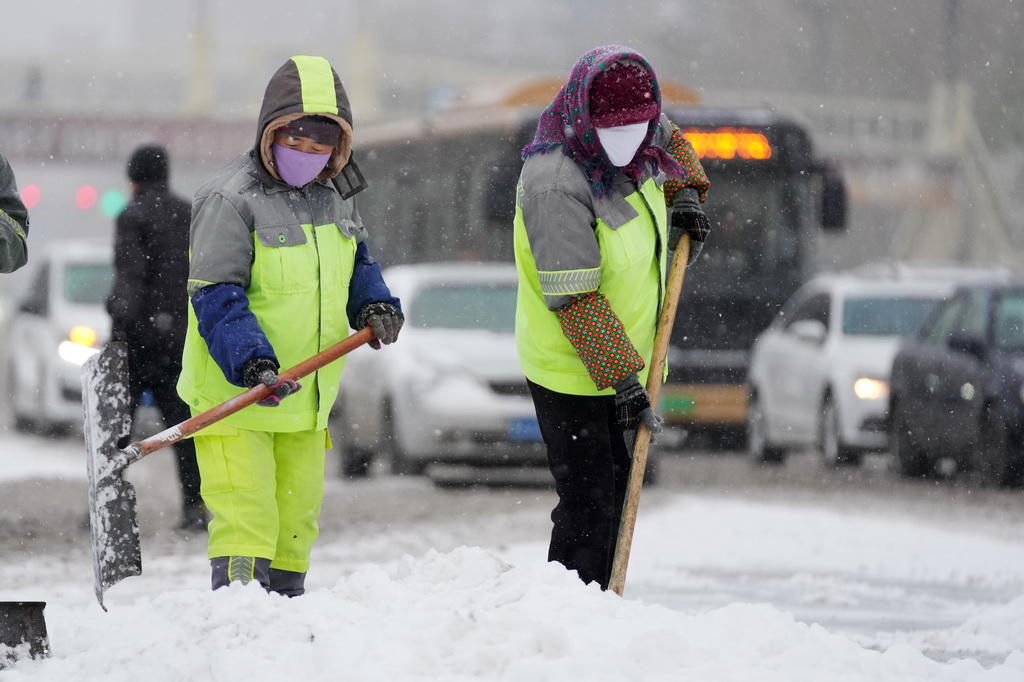 近日北方不少地方降雪。 新華社