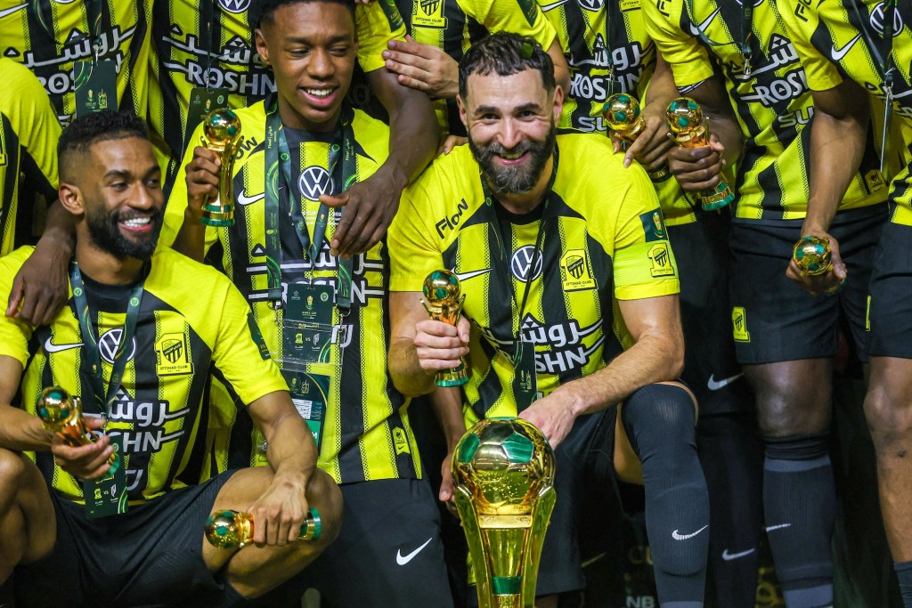 賓施馬離開伊蒂哈德,轉投另一勁旅希拉爾。法新社 賓施馬離開伊蒂哈德,轉投另一勁旅希拉爾。法新社