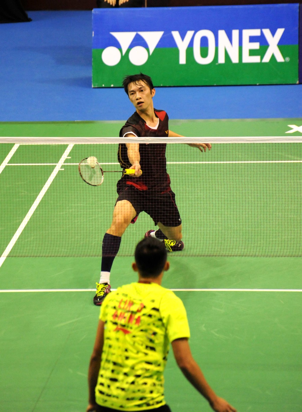 伍家於2015年香港羽球超級賽擊敗名將林丹，一戰成名。