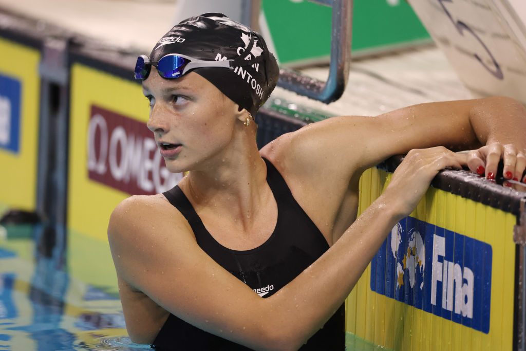 16岁加拿大泳手麦简杜舒夺得400米自由泳金牌。 FINA官方图片