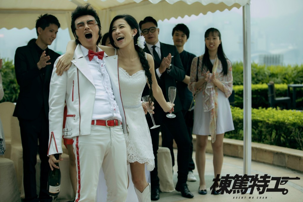 相隔9年，黄子华与佘诗曼（右）合拍的贺岁片《栋笃特工》累积票房达4,470万港元，成为2018年上半年十大香港电影票房第1位。