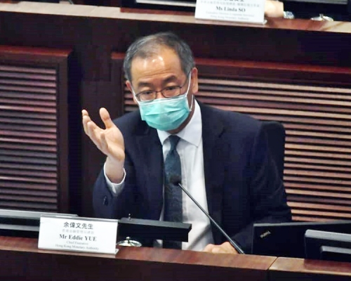 余偉文呼籲首置人士要考慮清楚樓市風險和供款能力。