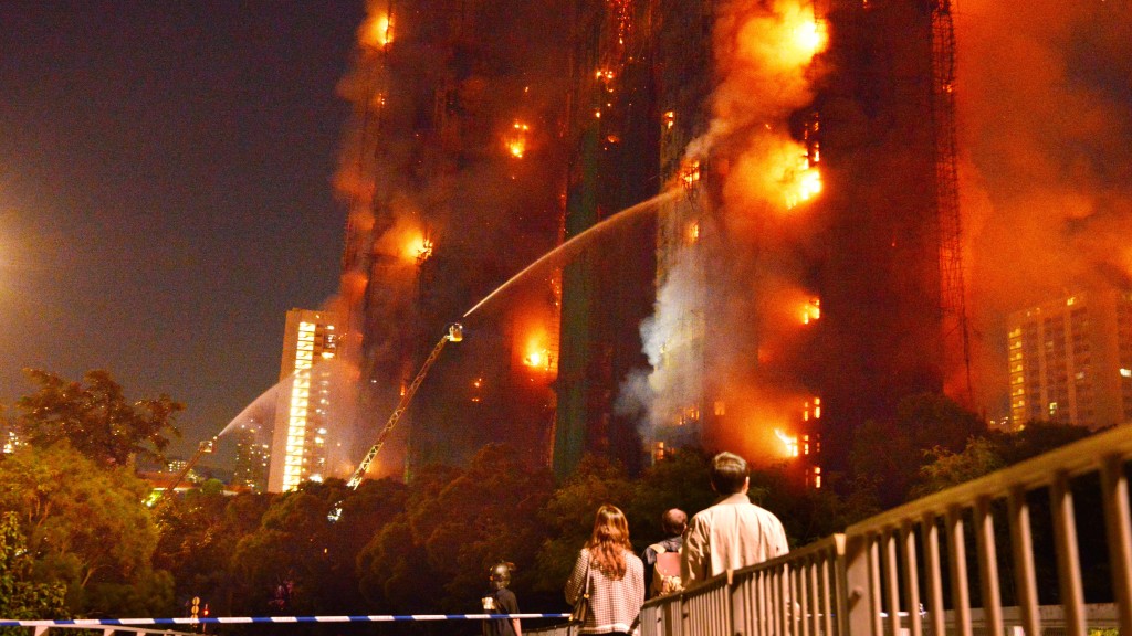 台灣有網民以大埔宏福苑五級火慘劇開玩笑，惹起眾怒。