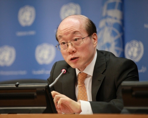 国台办副主任刘结一。新华社