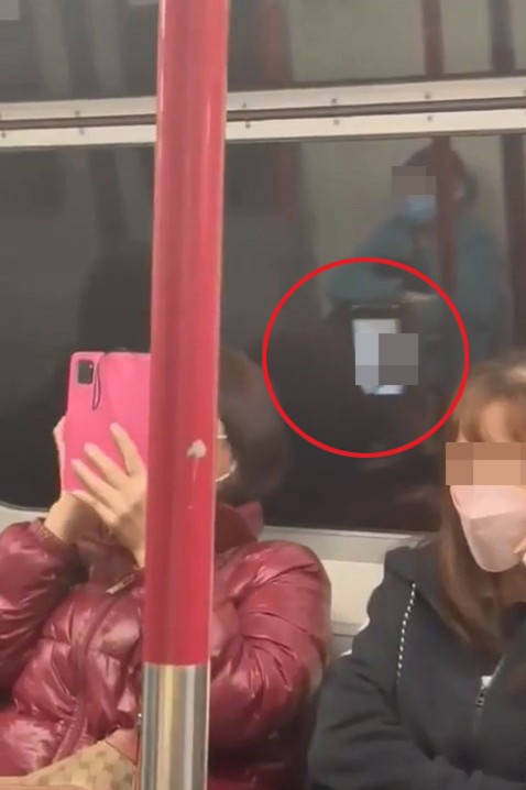 有人公然在公众场合观看成人影片偶有发生，去年(2022年)9月，有网民拍摄到一名大妈在港铁公然以手机观看AV。