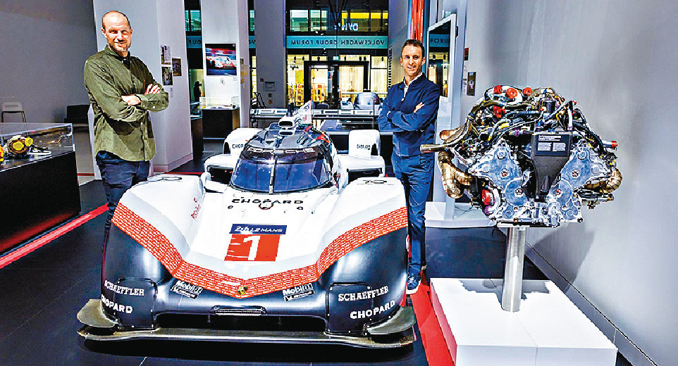 ■同場展示919 Hybrid耐力賽冠軍戰車。